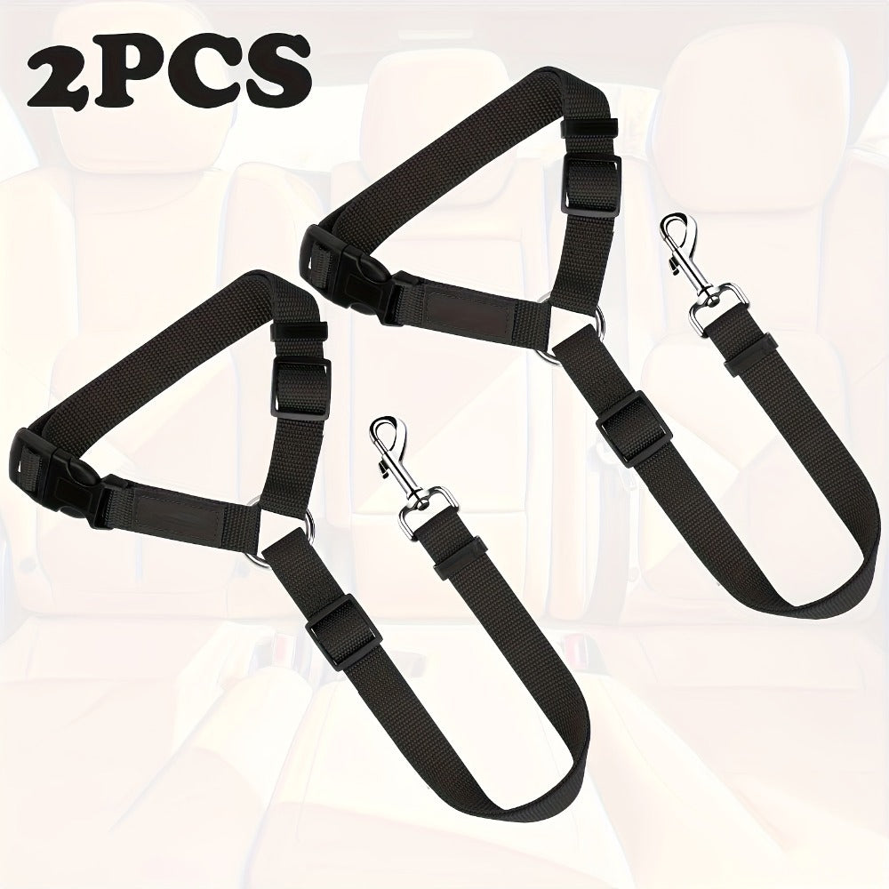 2-Piece Adjustable Dog Leash Set – Durable, Skin-Friendly, and Travel-Ready