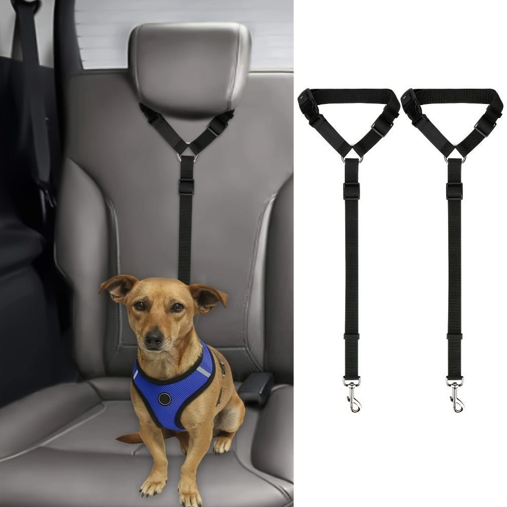 2-Piece Adjustable Dog Leash Set – Durable, Skin-Friendly, and Travel-Ready