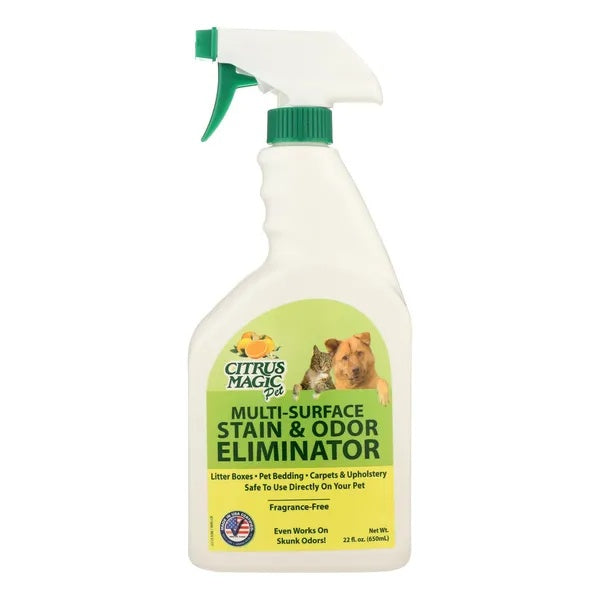 Citrus Magic Pet Odor Eliminator Trigger Spray, 22 Fl Oz