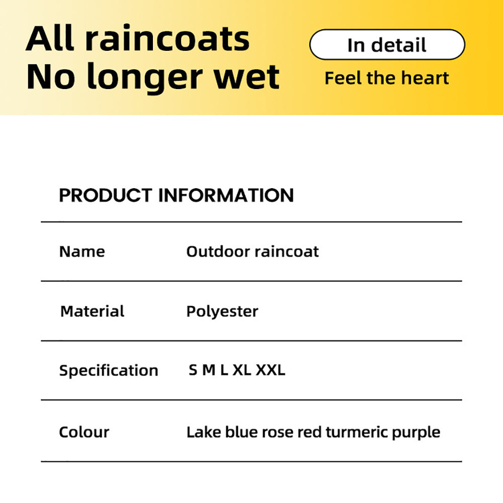 Reflective Waterproof Dog Raincoat with Hood – Lightweight Rain Jacket with Leash Hole for Small & Medium Dogs