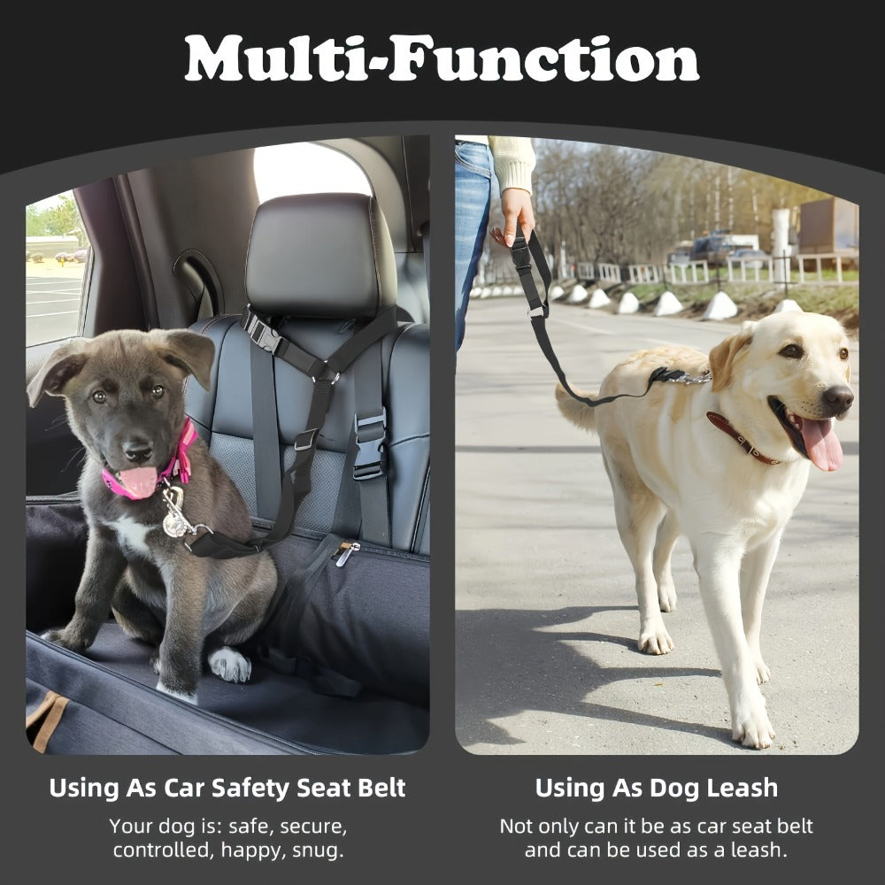 2-Piece Adjustable Dog Leash Set – Durable, Skin-Friendly, and Travel-Ready