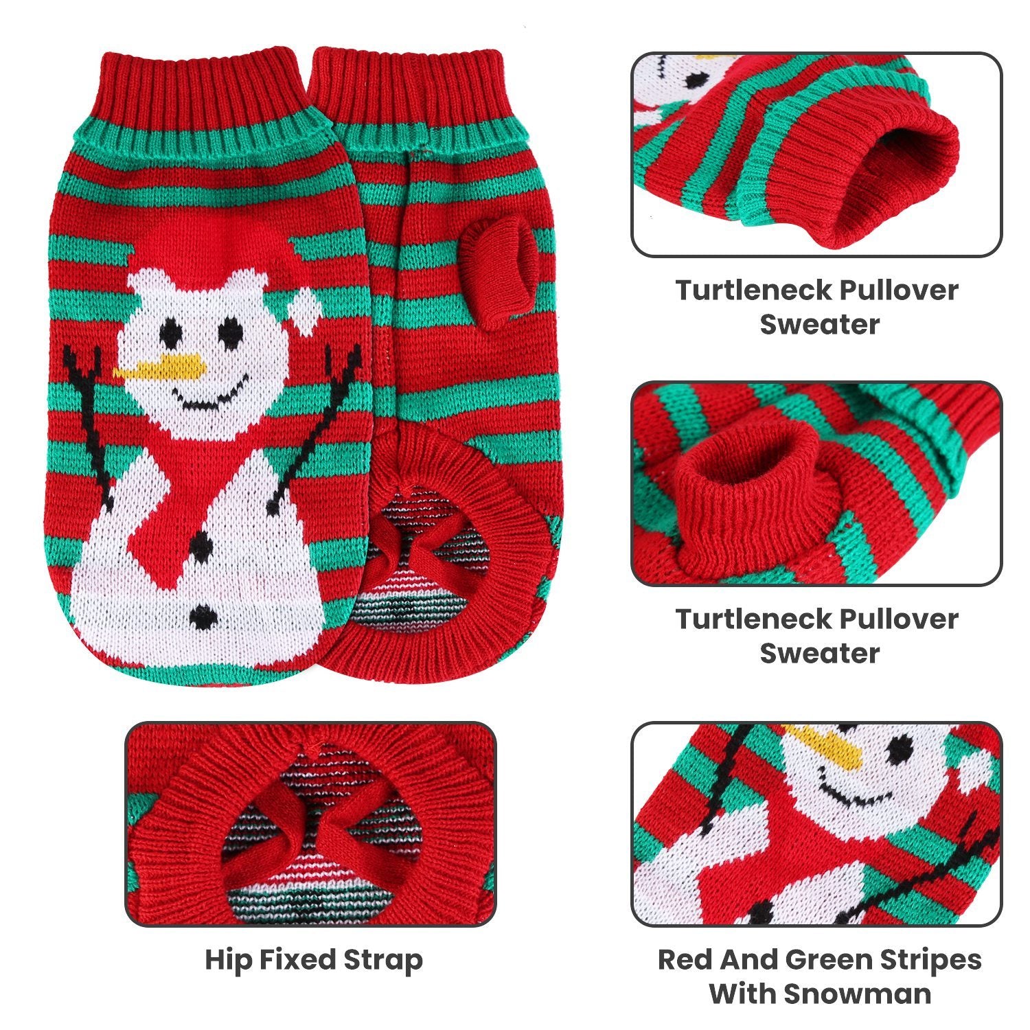 Festive Reindeer & Santa Pet Costume – Cozy Holiday Outfit for Small & Medium Dogs & Cats